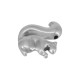 Breloque Écureuil en Zamak 23 x 19 mm Ø 2.2 mm