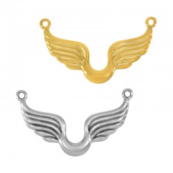 Colgante de Metal Zamak Álas de Ángel 36x16mm