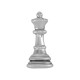Ciondolo in Zama Regina Degli Scacchi 15X32 mm Ø2.2 mm