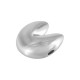 Zamak Pendant Fortune Cookie 22mm Ø2mm