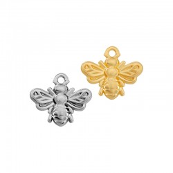 Zamak Charm Bee 13x11mm