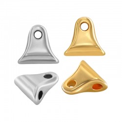Μεταλλικό Ζάμακ Στοιχείο Περαστό 10x9mm Ø1.8mm