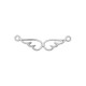 Zamak Pendant Angel Wings 31x6mm