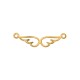 Pendentif Zamak Ailes d'ange 31 x 6 mm