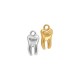 Zamak Charm Tooth 7x15mm