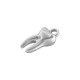 Zamak Charm Tooth 7x15mm
