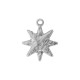 Breloque en Zamak Étoile 16 x 18 mm
