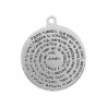 999° Silver Antique Plated/ 5µm