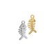 Colgante de Metal Zamak Raspa 7x7 mm