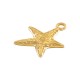 Charm de Zamak con forma de Estrella de Mar 20 x 24 mm
