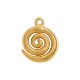 Zamak Charm Spiral 15x18mm