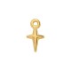 Charm Croix en Zamak 6 x 11 mm