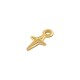 Charm Croix en Zamak 6 x 11 mm