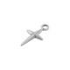 Zamak Charm Cross 11x20mm