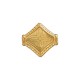 Zamak Bead Rhombus 10mm Ø1.5mm