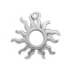 Zamak Pendant Sun 25x26mm
