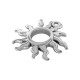 Zamak Pendant Sun 25x26mm
