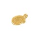 Zamak Charm Shell 9x12mm