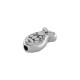 Zamak Bead Fish 10x6mm Ø1.8mm