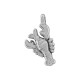 Zamak Charm Lobster 9x15mm
