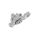 Breloque Homard en Zamak 9 x 15 mm