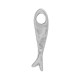 Pendentif Poisson en Zamak 9 x 39 mm