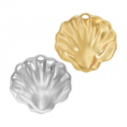Pendentif Coquillage en Zamak 32 x 31 mm/3 mm Ø 2.3 mm