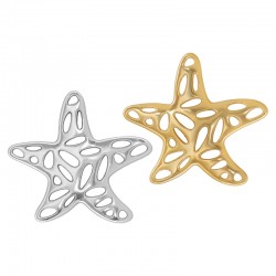 Colgante de Zamak con forma de Estrella de Mar 46 x 43 mm/4 mm