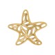 Colgante de Zamak con forma de Estrella de Mar 46 x 43 mm/4 mm
