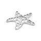 Zamak Pendant Starfish 46x43mm/4mm