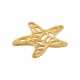 Zamak Pendant Starfish 46x43mm/4mm