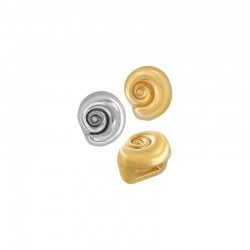 Pasador de Zamak con forma de concha 5 x 6 mm/2 mm Ø 3,2 x 1,7 mm