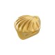 Μεταλλικό Ζάμακ Στοιχείο Κοχύλι Περαστό 6x7mm/2mm Ø3.2x1.7mm
