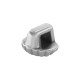 Pasador de Zamak con forma de concha 6 x 7 mm/2 mm Ø 3,2 x 1,7 mm