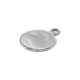 Charm Rond en Zamak avec Soleil 11 mm/1.4 mm Ø1.3 mm