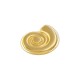 Charm Concha de Zamak 13 x 15 mm/3 mm Ø 2,2 mm