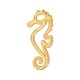 Zamak Pendant Seahorse 13x30mm/2.35mm