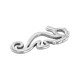 Pendentif en Zamak Hippocampe 13x30 mm/2.35 mm