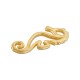 Zamak Pendant Seahorse 13x30mm/2.35mm