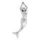 Zamak Pendant Mermaid 20x51mm/7mm