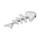 Colgante de Zamak Raspa 17 x 42 mm/6 mm