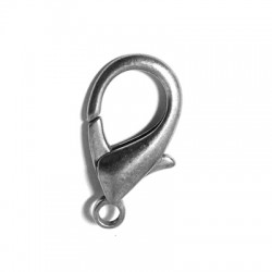 Fermoir Mousqueton en Zamak 16 x 30 mm