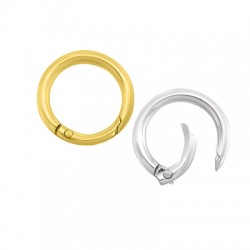 Fermoir Mousqueton rond en Zamak 20 Mm/3.8 mm
