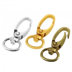 Fermoir Mousqueton Pivotant en Zamak 18 x 40 mm