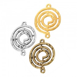 Connecteur rond en Zamak 19 mm