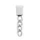 Zamak Slider for Key Ring 9x11mm & Chain 18x6mm