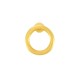 Boucle D'Oreille Ronde en Zamak 8 mm