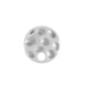 Boucle D'Oreille Ronde Martelée en Zamak avec trou 10 mm