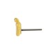 Orecchino in Zama a Forma di Corona 9x7 mm