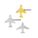 Pendiente de Metal Zamak Avión 11x9mm